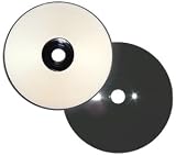 Silver Inkjet Printable/BLACK 80-Minute CD-R's by Prodisc 100-Pak