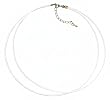 Necklace Cord For Pendants - D27 - Double Strand Coated Cotton ~ White