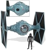 Eigenschaften hasbro / Star Wars Fahrzeuge 30th Anniversary Edition Serie - Tie Fighter mit Pilot - weiße Deco mit der großen Flügeln