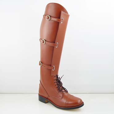 CF Men 3 Buckle Field Boot Horse back riding Tan