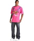 Miskeen Hand-Painted T-Shirt and Twisted Color Jeans