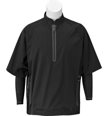 Sun Mountain Mens RainFlex Half-Zip Short Sleeve Pullovers