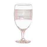Fiesta White Stripe 16-ounce Glass Goblet by Fiesta