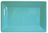 Caspari Rectangular Lacquer Tray, Robin's Egg Blue