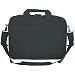 Black Canvas Shoulder Messenger Bag/Brief Case - 17 x 13 x 3, Numerous Compartments