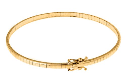 10K Yellow Gold 3MM Omega Bracelet