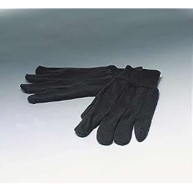 Cotton Work Gloves, jersey; size, men's; pack of 12 pair