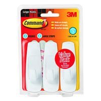 Click here to buy 3M Command 17003-VP-3PK Large Hook Value Pack by 3M COMPANY.
