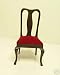 Dollhouse Miniature Cherry Dining Room Chair