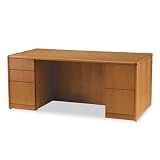 92000 Full-Height Double Pedestal Desk, 72w x 36d x 29-1/2h, Bourbon CY