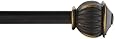 Kenney Beckett Window Curtain Rod, 28 to 48-Inch, Oil Rubbed Bronze