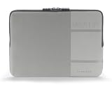 Produkt-Bild: Tucano Second Skin Quadro Neopren-H&uuml;lle f&uuml;r 13,3 Zoll MacBook, silbergrau