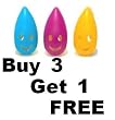 3 Pcs Pack Smile Toothbrush Holders Suction Cup - BUY 3 Packs GET 1 pack FREE