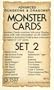 Advanced Dungeons & Dragons Monster Cards Set #2