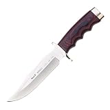 Buffalo, Pakkawood Handle, Plain, w/Leather Sheath