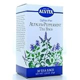 Alfalfa Tea, Peppermint 30 Tea Bags by Alvita Teas / 30 Bags