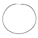 Sterling Silver 1.8mm Fine Black Leather Cord Necklace