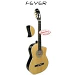 Fever Nylon String Acoustic Electric Guitar Natural 039CEQ-NT