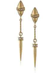 Sam Edelman Marquis Spike Gold Drop Earrings