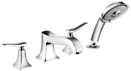 Hansgrohe 31314001 Metris C 4-Hole Roman Tub Set Trim, Chrome