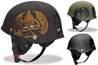 Bell - Drifter Combat Helmets X-Large Combat Black Hide Leather