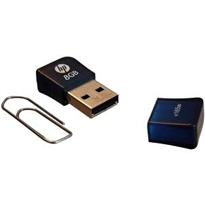 HP v165w 8 GB USB 2.0 Flash Drive P-FD8GBHP165-EF (Blue)