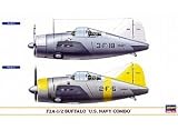 Hasegawa 968 - F2A-1/2 Buffalo U.S. Navy Combo (2 Kits/Box)