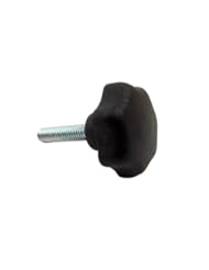 BISS: JW Winco Glass Filled Nylon Plastic Hand Knob, Threaded Stud, 5/16"-18 Thread Size x 29/32" Thread Length, 1-9/16" Head Diameter (Pack of 1) - JW Winco
