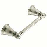 Moen YB5408BN Kingsley Pivoting Paper Holder, Brushed Nickel