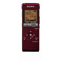 Sony ICDUX512R 2GB Digitale Rekorder (M2-/Micro, SD-Kartenslot) rot