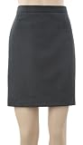 WORSTED WOOL PENCIL SKIRT