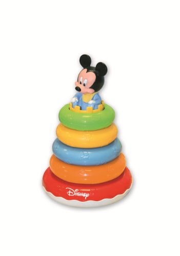 Imagen 1 de Clementoni 14250 Disney Baby - Torre de anillos de colores con diseño de Mickey
