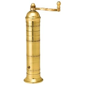 Pepper Mill Imports, Atlas 9 Brass Pepper Mill by Pepper Mill Imports, Inc.