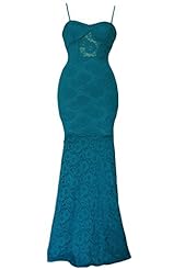 Sexy Ankle Length Mermaid Ruched Lace Stretchy Summer Evening Dress/Party Dress 
