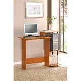 Furinno Home Laptop Notebook Computer Desk Table - Easy Assembly - Light Cherry Finish, 99797
