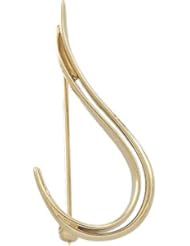 Brooch 14K Yellow Gold 17.00X35.00 mm