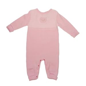 Buy Absorba Pink Teddy Bear Knit Bodysuit Onesie (6 Months) by Absorba