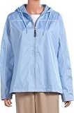 Ladies Zip-Front Hooded Windbreaker