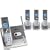 AT&T DECT 6.0 Digital Four Handset Cordless Telephone with Answering System and Caller ID (SL82418)
