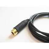 Sony 3.5mm Audio Earphone Extension Cable Cord (0.9M Gold Plated) For Apple Ipod MP3 MP4 PDA Mobile Phones etcby JK Deals