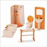 Review Pintoy  / Pintoy Dolls House Wooden Accessory set - Bathroom