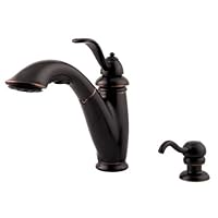 Price Pfister 532-7PYY Marielle Single-Handle Pull-Out Kitchen Faucet - Tuscan Bronze