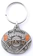 San Francisco Giants Oval Pewter Keychain