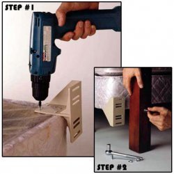 Headboard Brackets - Set of 2 (Sand) (2 Brackets)