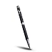 Acase Capacitive Stylus Pen Combo with Parker cartridge (Twist Style) for Apple iPad, Samsung Galaxy, Blackberry Playbook (Jet Black)