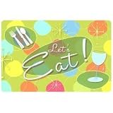Let's Eat Kitchen Rug (Multi) (27W x 18D x 0.3H)