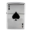 Zippo High Polish Chrome, Lucky Ace