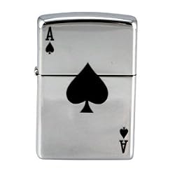 Zippo High Polish Chrome, Lucky Ace