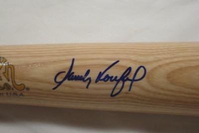 Sandy Koufax Autographed Bat - Cooperstown JSA - Autographed MLB Bats