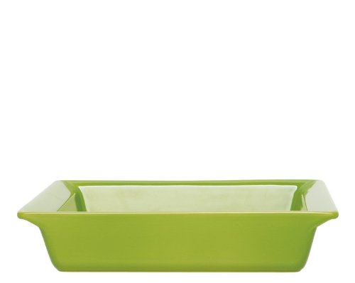 Emile Henry 9 by 9-Inch Square Baking Dish, Green Apple